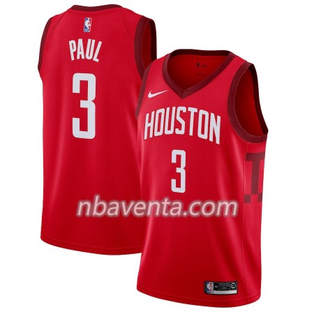 Camiseta Hombre Houston Rockets Chris Paul 3 2018-19 Nike Rojo Swingman
